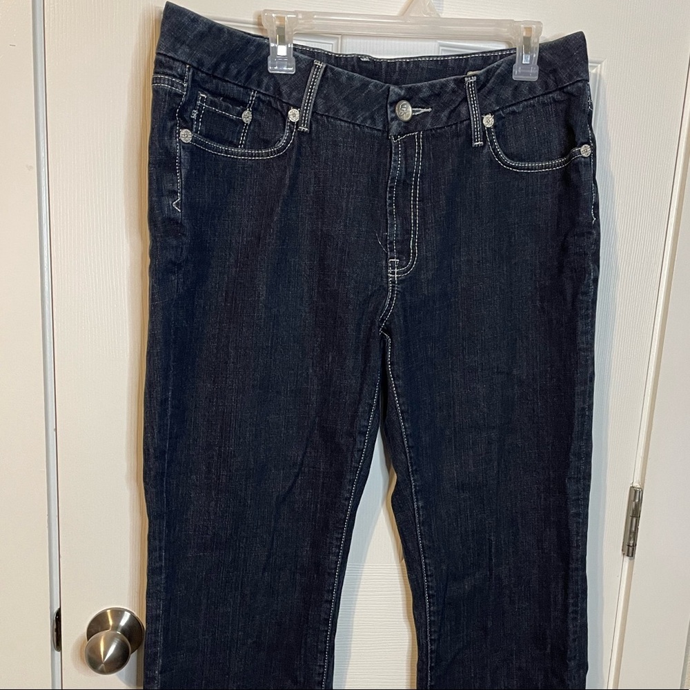 Seven7 Limited Edition premium dark wash denim jeans plus sz 20 - Picture 3 of 15